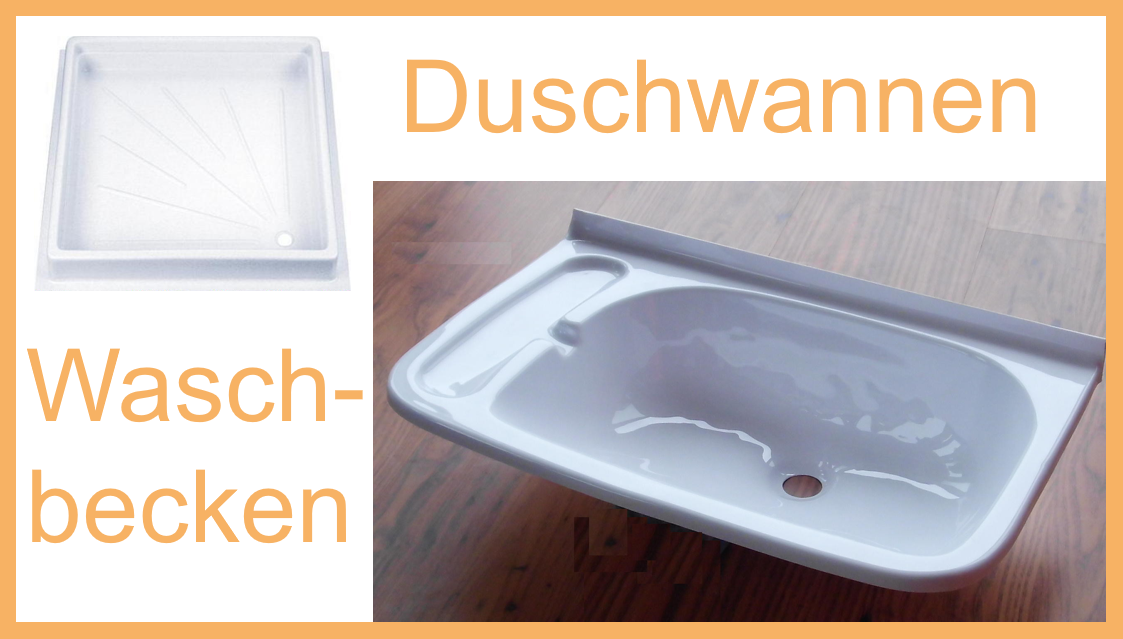 Waschbecken Duschwannen