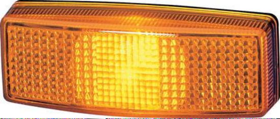 Umriß Leuchte orange Begrenzungsleuchte Hella Seitenleuchte 157350b2 NEU