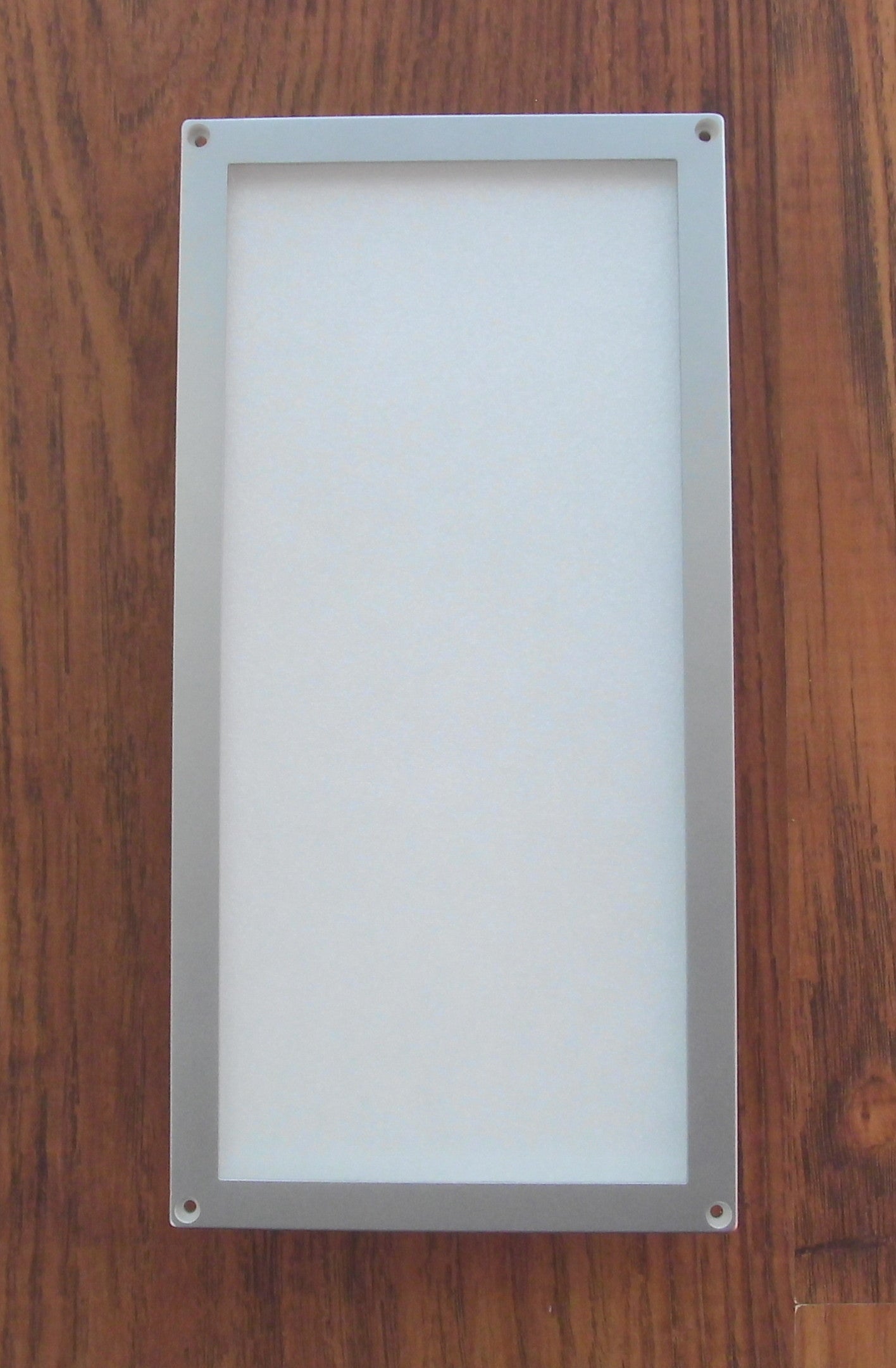 Leuchte 10x20 cm Rahmen silber 54 SMD LED Panel 12V 4W 300lm Aufbau 833691r NEU