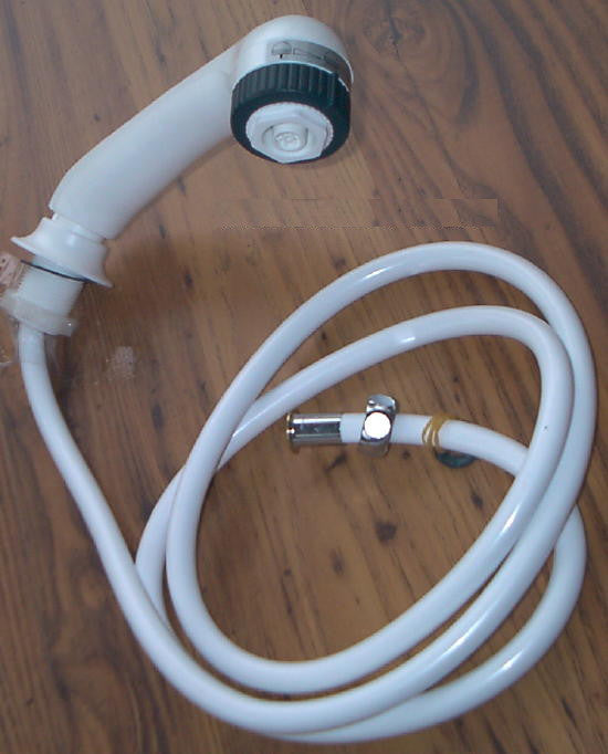 Dusche Set De Luxe Brause Monomix ausziehbar weiß Ein/ Aus Wohnmobil 631283r NEU