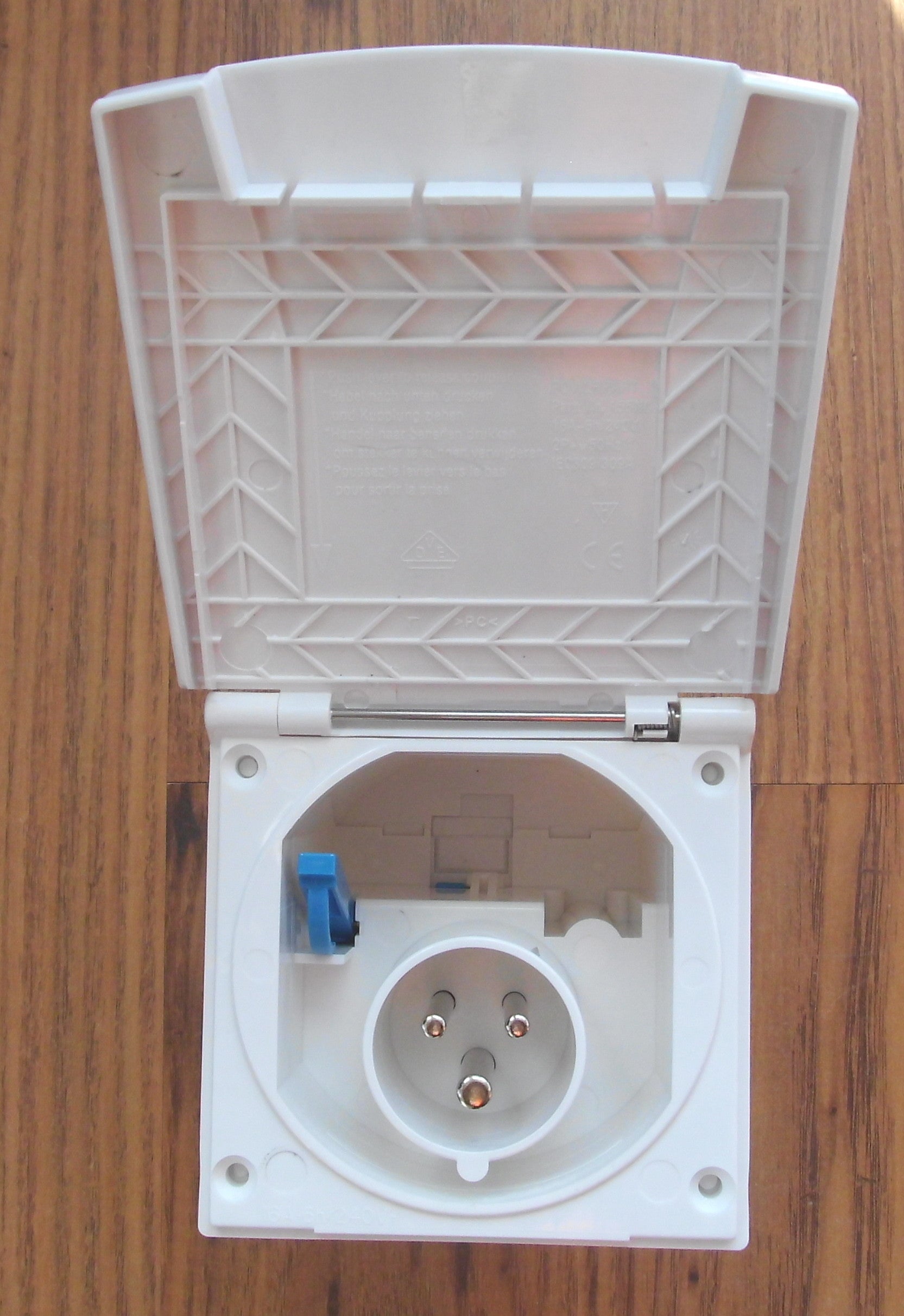 Einspeisestecker WEIß 230 Volt CEE neue Deckelform 80159p NEU