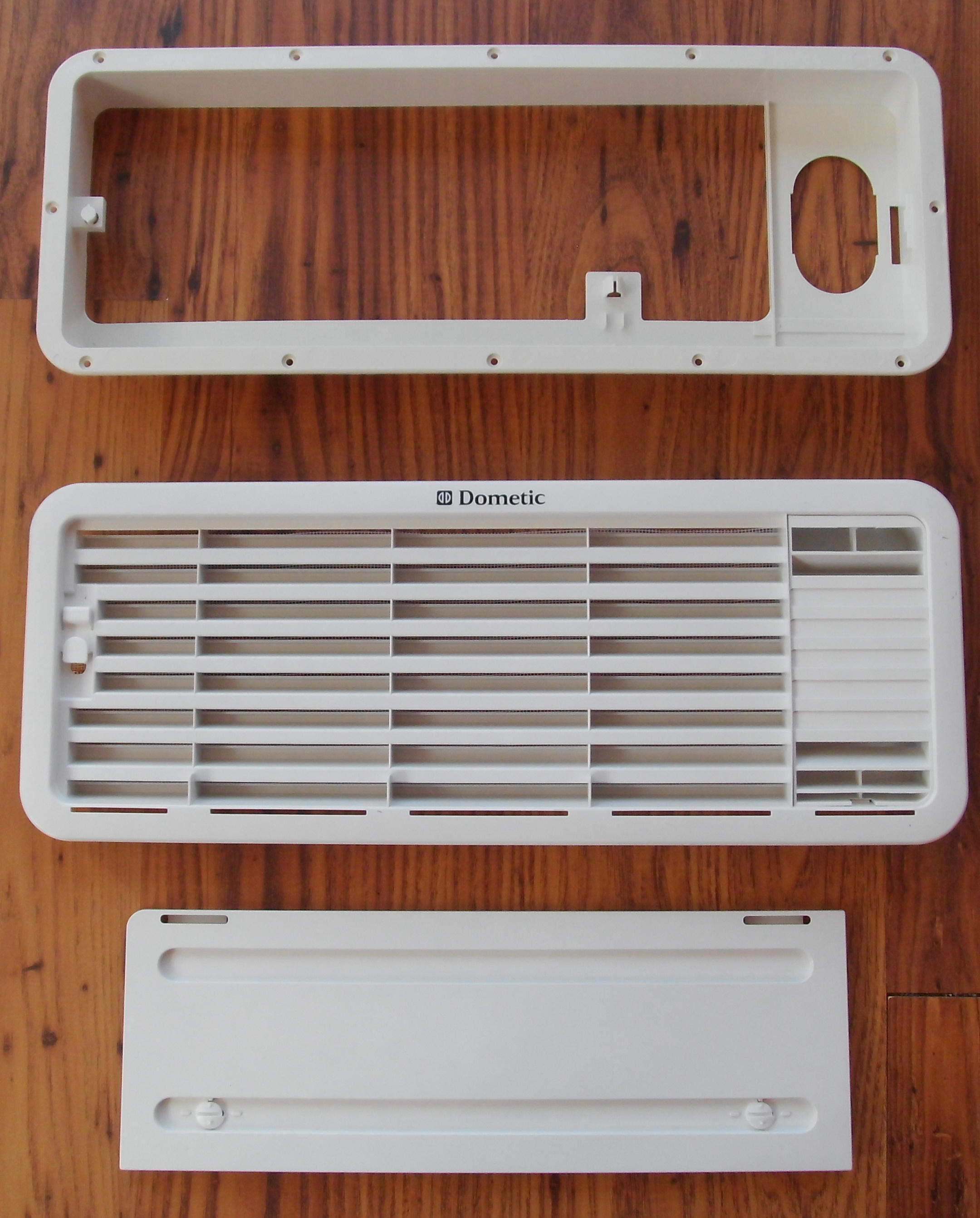 Entlüftung oben Kühlschrank Dometic Lüftungsgitter weiß LS100 50981p NEU