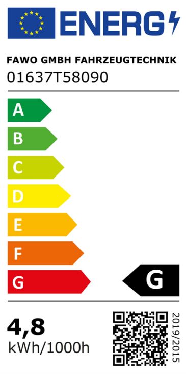 Leuchte Lampe LED mit Schalter Decke/Wand silber Ø 25 cm 12V 4,2W 320f427 NEU