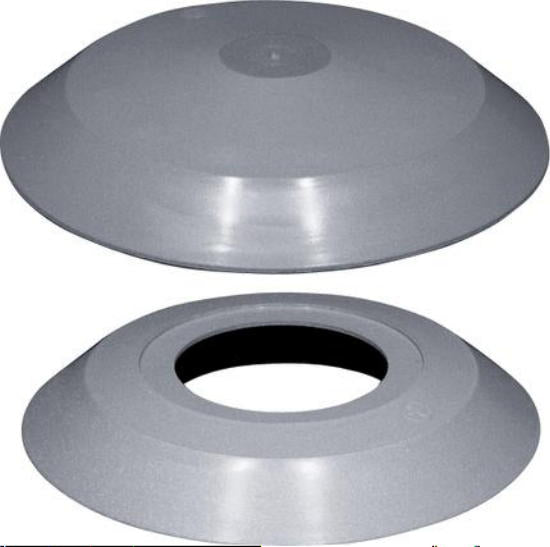 Kamin Aufsatz DECKEL und WINDRING T 3 Dachkamin Truma Gas Heizung  310f107 NEU