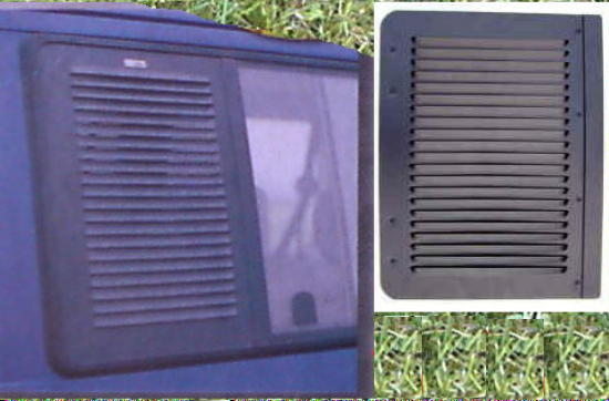 Lüftungsgitter Frischlüfter groß Schiebefenster RECHTS VW Bus T4 86400f NEU