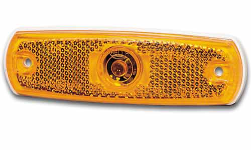 Umriss Begrenzungsleuchte 126x38 gelb Seitenmarkierungs Leuchte Hella 157360b2