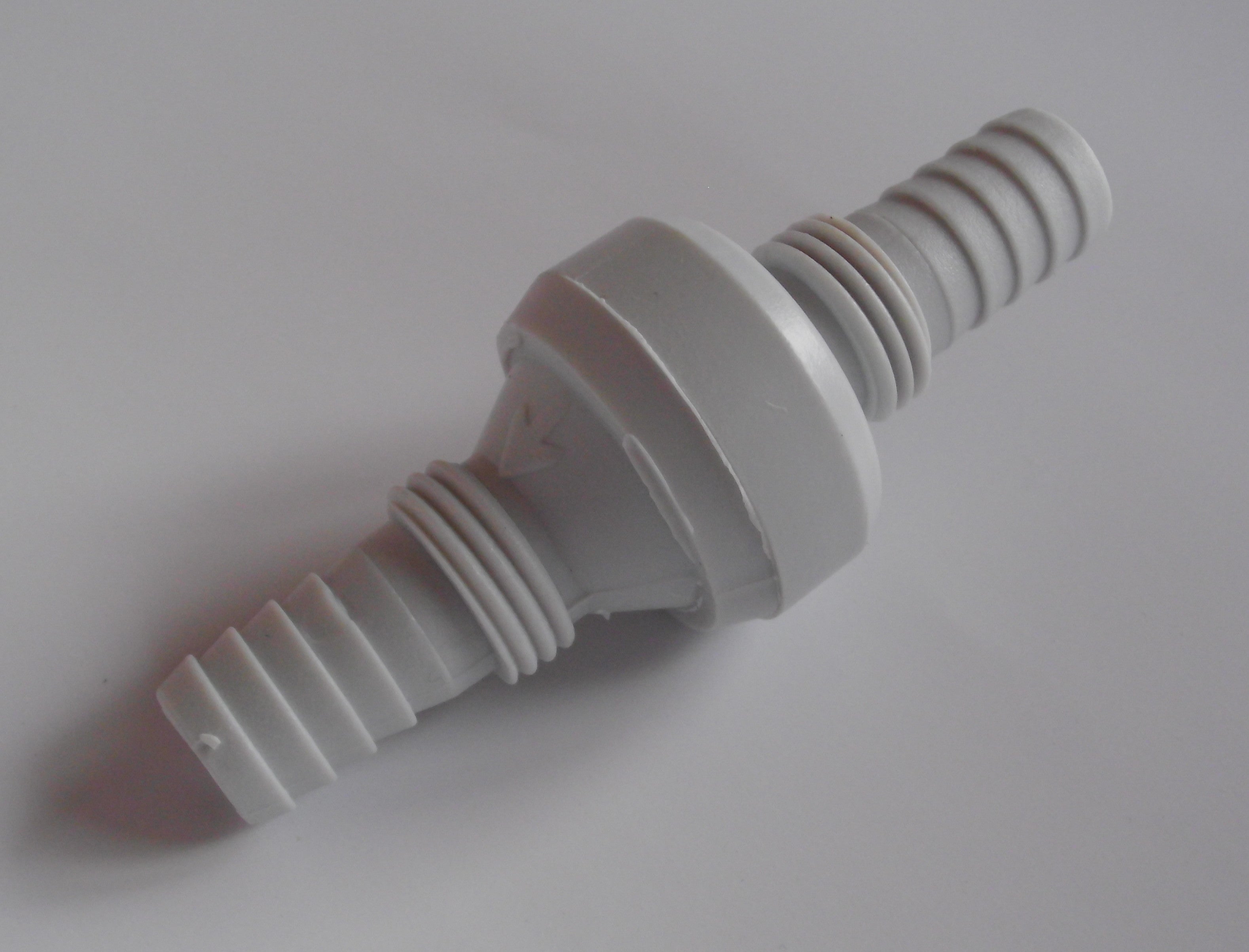 Rückschlag Ventil Rückschlagventil Wasser Schlauchanschluss 10 - 12 mm 121460b2 NEU