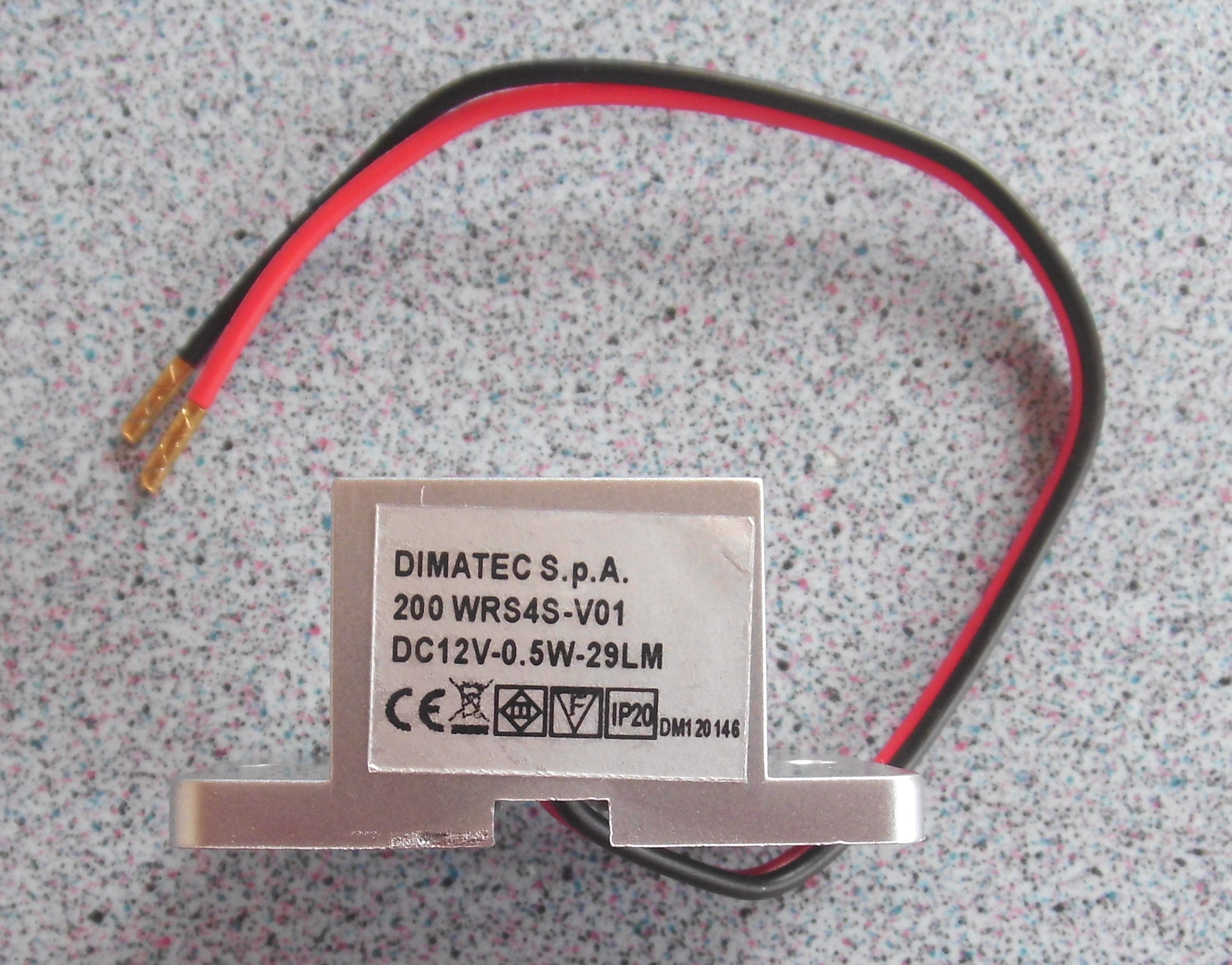 Schrankleuchte LED silber 1W Garderobenlicht klein Lampe Türkontakt 83273r NEU