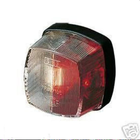 Umrissleuchte Leuchte Begrenzungsleuchte Hella rot/weiß klein 153460b NEU